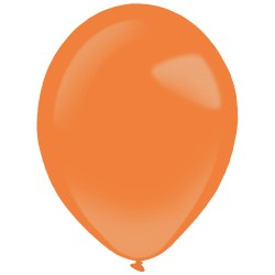 Metallic  Luftballon tangerina Orange